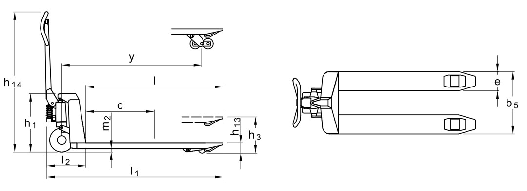 Inoxroll Oy - Haarukkavaunu Panther 2582 ja 3082